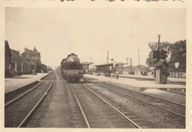 Orig. Foto Dampflok 241H Im Laroche 1940 Vorne Ansicht (Ak1297)