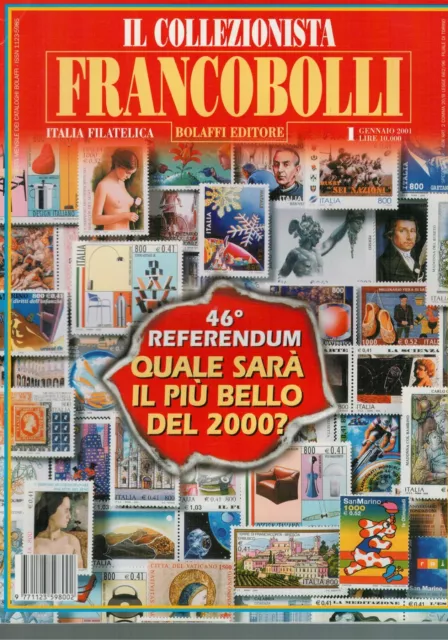 Il Collezionista Rivista Filatelica di Francobolli  n.1 Gennaio 2001