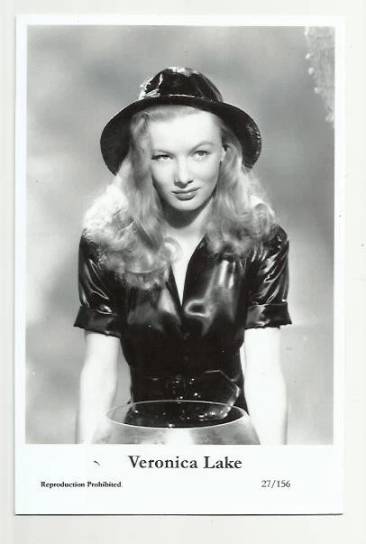 (B1) Veronica Lake Swiftsure Photo Postcard (27/156) Filmstar Pin Up Glamor