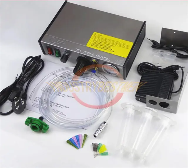 1PC Pneumatic Glue Dispenser Solder Liquid Dispensing Controller 982