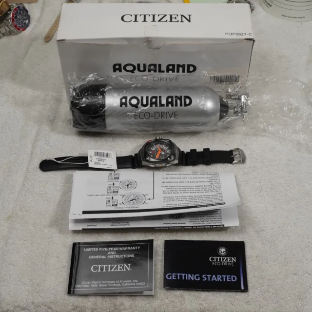 Orologio subacqueo Citizen eco-drive Aqualand ISO JV0030-01E U107 200 m 42 mm digi analogico 2