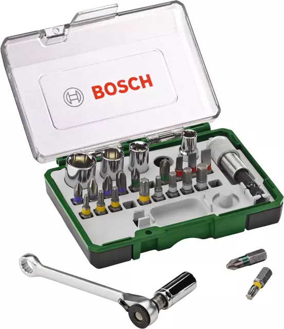 Bosch Accessories Coffret Clé À Cliquet 27 Pièces 2