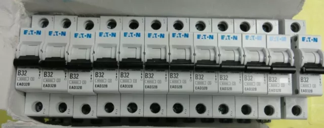 Box 12 Eaton MEM MCB Circuit Breakers EAD06B EAD16B EAD20B EAD32B EAD40B