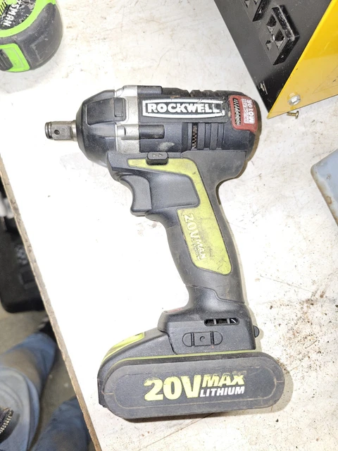Rockwell RK2855K2 20V Max Cordless/Brushless Li-ion 1/2 in. Impact Driver Rockwell RK2855K2 20V Max Cordless/Brushless Li-ion 1/2 in. Impact Driver