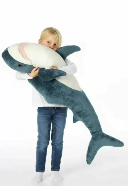 100cm IKEA BLAHAJ Shark Soft Large Child Plush Toy Stuffed Animal Kids Gift Xmas