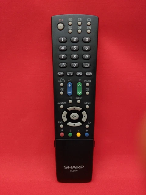 Télécommande Sharp GA586WJSA D'origine - Neuf Pour Téléviseur - Infrarouge Avec écran LCD