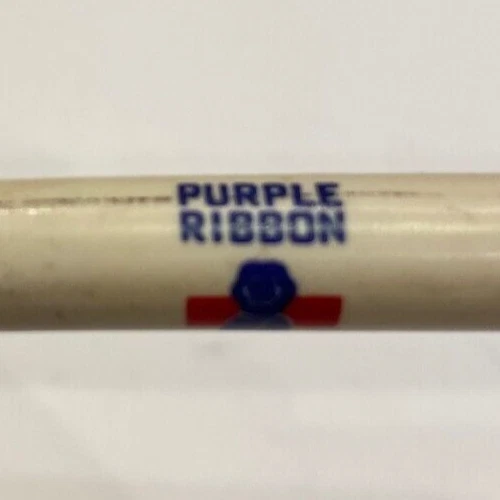 1970S PURPLE RIBBON Seeds Advertising Pencil Silver Lane Hybrids