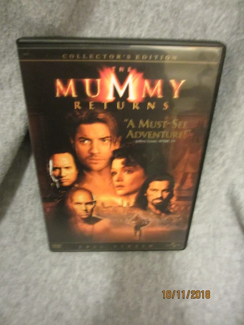 THE MUMMY RETURNS Full Screen Collectors DVD £3.22 - PicClick UK