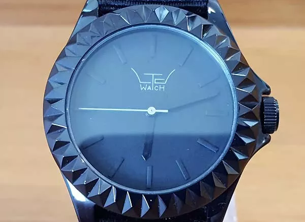 Mens Ladies Black Ceramic Diamond Cut Bezel LTD Limited Edition Stealth Watch