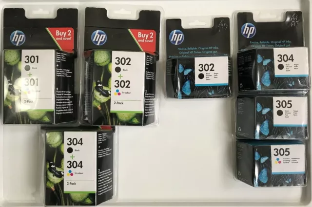 Cartucce stampante per HP nero/tricolore/multipack originale
