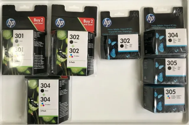 Druckerpatronen für HP schwarz / dreifarbig / Multipack original