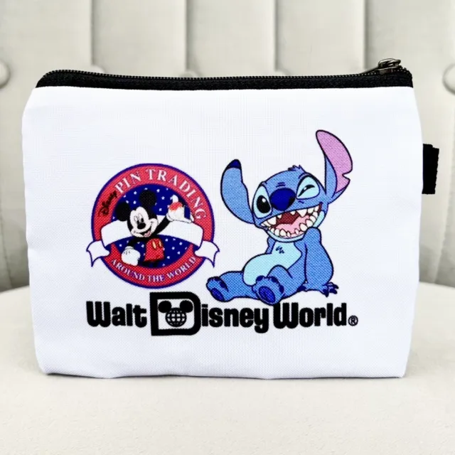 Walt Disney Lilo and Stitch Trading Pin Badge Set Bag LE Limited Edition Purse