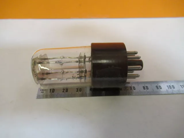 Antico Risonatore Quarzo Cristallo Vetro Confezione Frequenza Come Foto