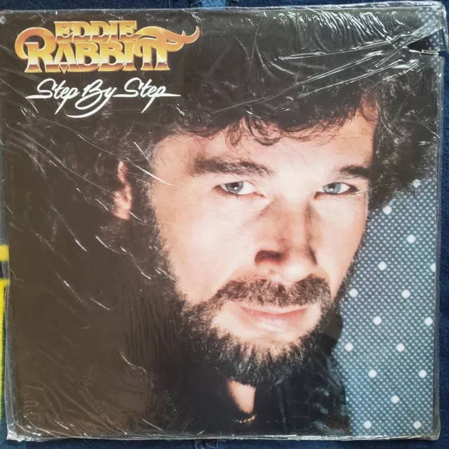 Eddie Rabbit Step by Step OG LP Vinyl Record SEALED Elektra SE-532  Country