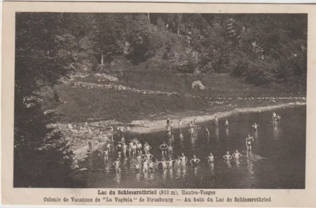 CPA 88 (Vosges) LE HONNECK/ LAC DE SCHIIESSROTHRIEL /COLONIE DE VACANCES/ANIMEE