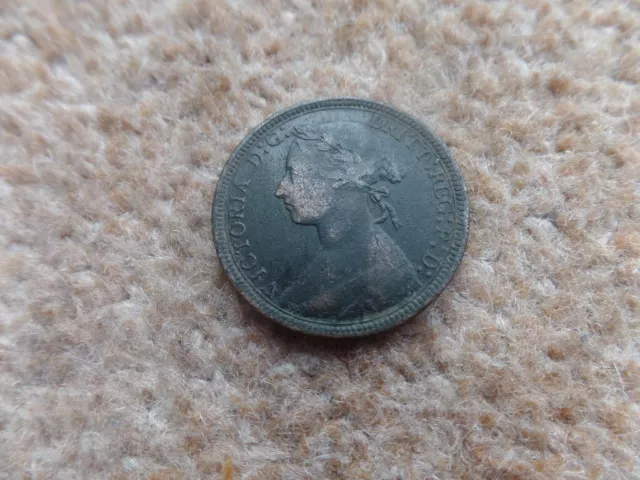 Rare Old Collectable Victorian Half Penny  British Coin 1889 , 25mm.  Good Gift!