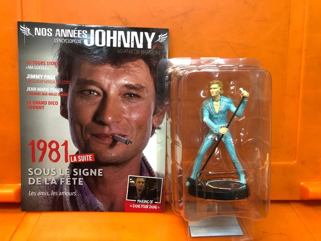 Figurine De Collection Johnny Hallyday N°66 Alteys + Livret 28 Pages - Résine, Neuf - Collector