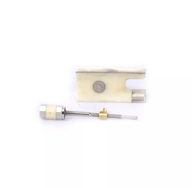 An White Bone Parisan eye FROG FOR Pernambuco/IPE/Carbon Violin Bow 4/4 3/4 Frog