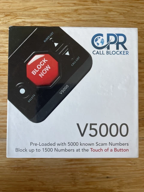 CPR V5000 - Call Blocker Black Sealed - New In Box