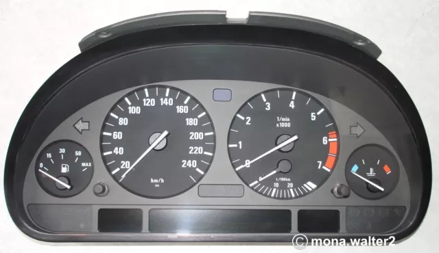 BMW E38 E39 E53 X5 Kombiinstrument Tacho Speedo Cluster HIGH, 0Km, 0 Pixelfehler