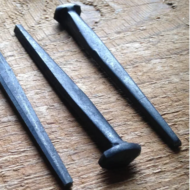 3" - Wrought Rose Head - Antique Style Reproduction nails