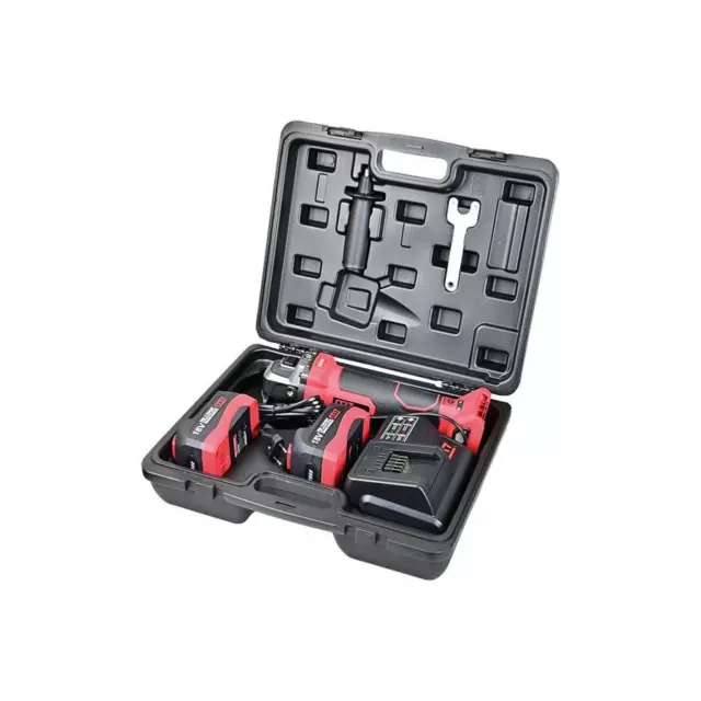 COFFRET MEULEUSE D'ANGLE PRO 18V 5Ah 125 MM M7, CHARGEUR + BATTERIES