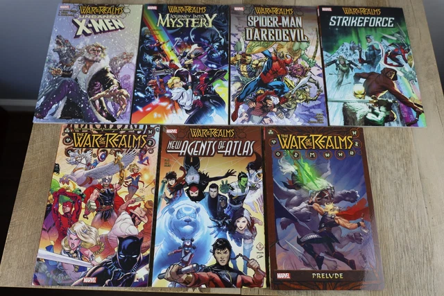 Lot 7 Marvel War of the Realms Prelude, Strikeforce, Spider-Man/ Daredevil