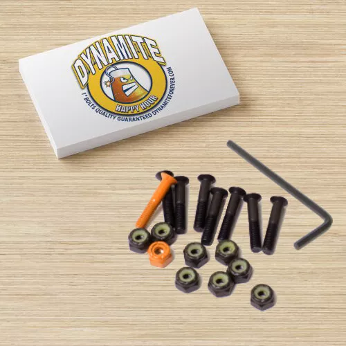 Dynamite Forever Bolts Happy Hour Beer 1" inch Skateboard Hardware