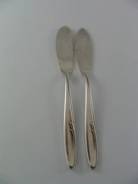 ▀▄▀▄▀ Besteck versilbert 90 - Wilkens Sarina Buttermesser + Käsemesser ▀▄▀▄▀
