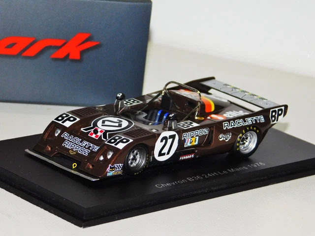 Trofeu DSn100 – Chevron B36 N°29 – 24h Du Mans 1979 – Échelle 1/43 – Spark – Neuf
