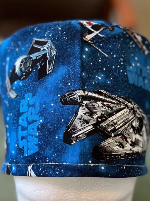 Star Wars 2reversible Adult Skull/Chemo Surgical Scrub Hat/Cap Handmade
