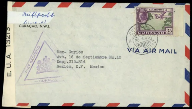 1942, Curacao, 188, Brief - 2441339