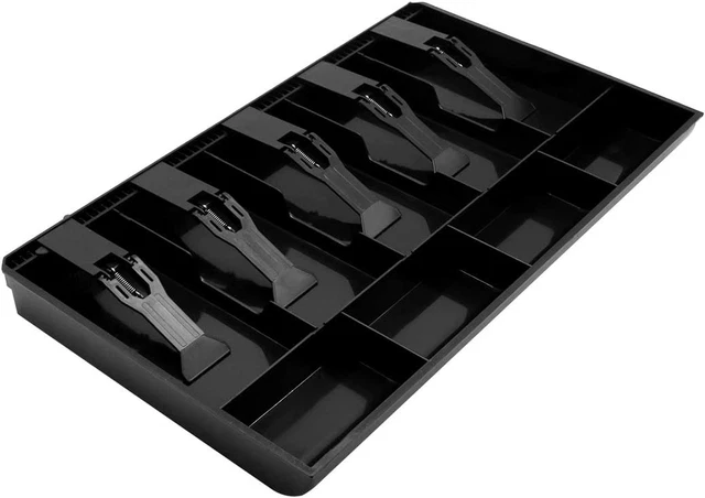 Cash Money Tray Replacement 5 Bill/ 4 Coin Drawer Register Insert Tray Storage C