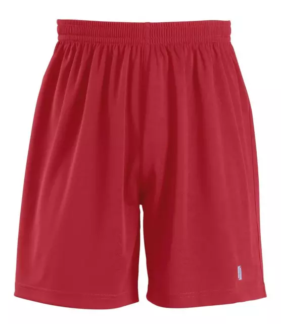 Ni�os Infantil Azul Rojo Negro Verde o Blanco Gimnasio F�tbol Juegos Shorts