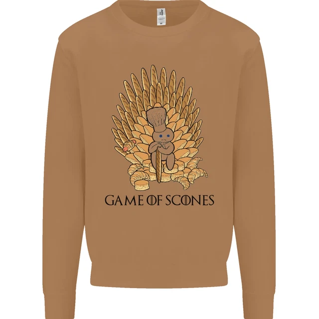 Felpa da uomo Game of Scones Funny Movie Parody GOT 8