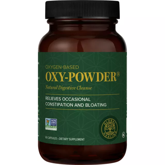 Oxy Powder Colon Cleanse & Natural Detox Pills For Constipation Relief - 60 Ct.