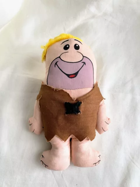 Vintage Flintstones Barney Rubble 7 Inch Knickerbocker Rag Doll Plush 1972