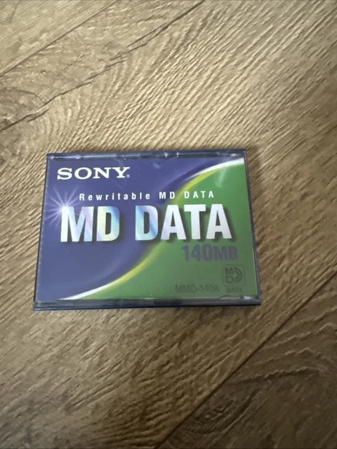 SONY MD DATA 140MB Rewritable Mini Disc Data Brand New Sealed MMD