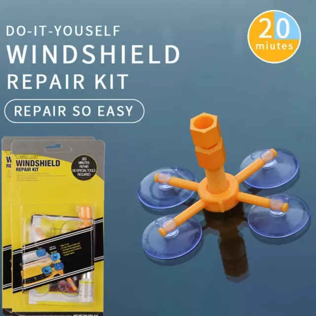 Kit d'outils de réparation de pare-brise de pare-brise Kit de voiture vent pour 3