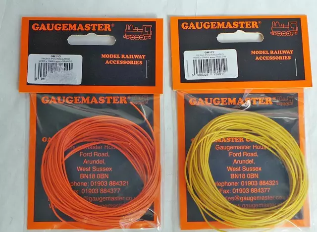 #612 Gaugemaster GM11 2 rolls wire each 10 metres, new in pack