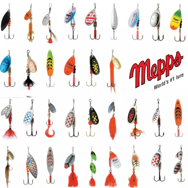 Mepps Aglia Spinners / Lures - Sea Trout Pike Perch Salmon Bass Fishing Tackle