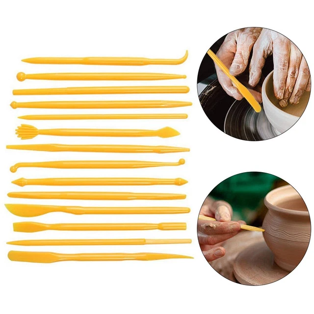 Anneome Grattoirs à Argile En Acier Inoxydable, Outils