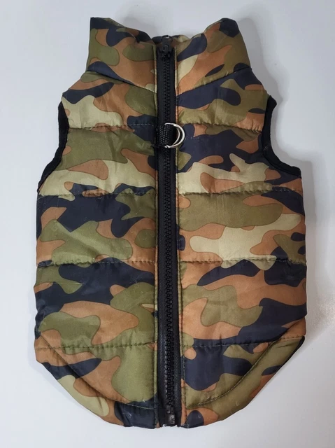 Camo Dog Pet Warm Coat Jacket Sz Medium - You Er Le