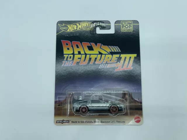 DMC DeLorean Back To The Future 3 Hotwheels Premium 1/64