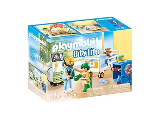 (TG. taglia unica) Playmobil City Life 70192 - Reparto Dell'Ospedale Per Bambini