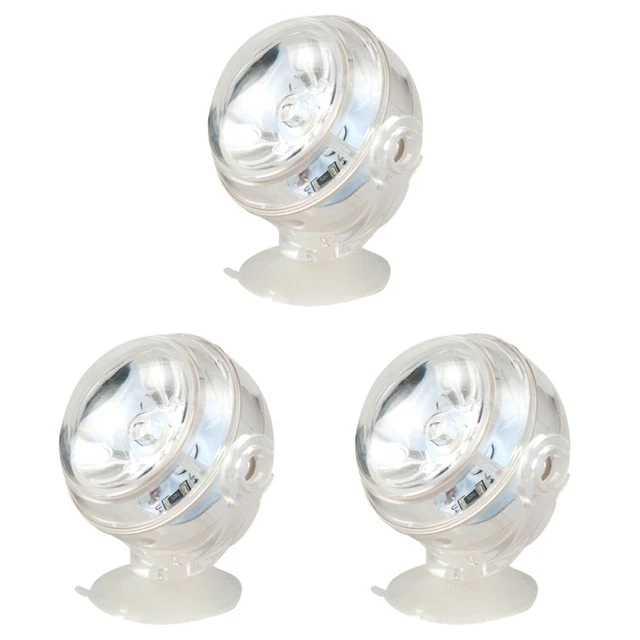 Set of 3 LED Fish Tank Light Aquarium Lighting Waterproof Mini