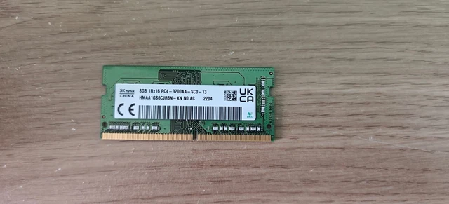 Hynix 8GB DDR4 3200MHz SODIMM Laptop RAM – PC4-25600 (HMAA1GS6CJR6N-XN)