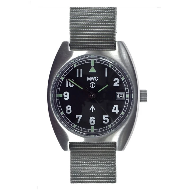 Montre Homme MWC Dirty Dozen - Hybride Mécanique/quartz - Acier Noir/gris - Neuf Avec étiquettes