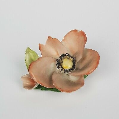 CAPODIMONTE CERAMICA DIPINTA GRUPPO CON FIORI porcellana vintage Collezione home 