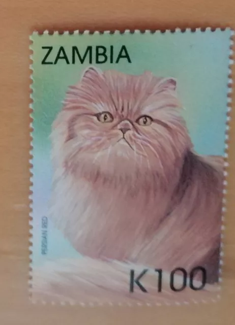 Sellos nuevos de gatos (Zambia)